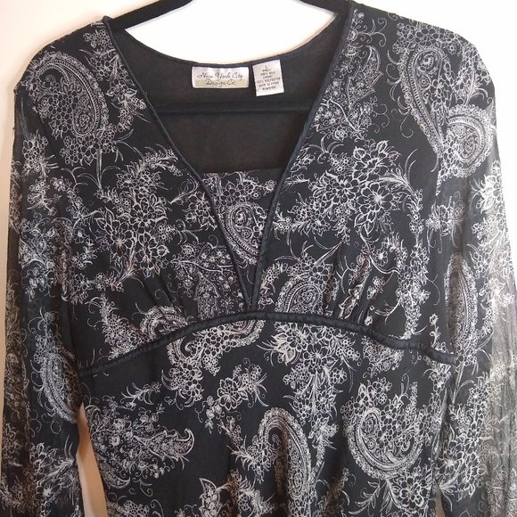 New York City Design Co. women's 100% silk blouse - Picture 6 of 7